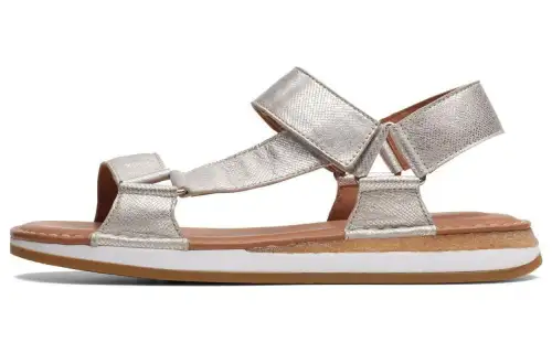 Clarks Beach Sandals Women's Silver