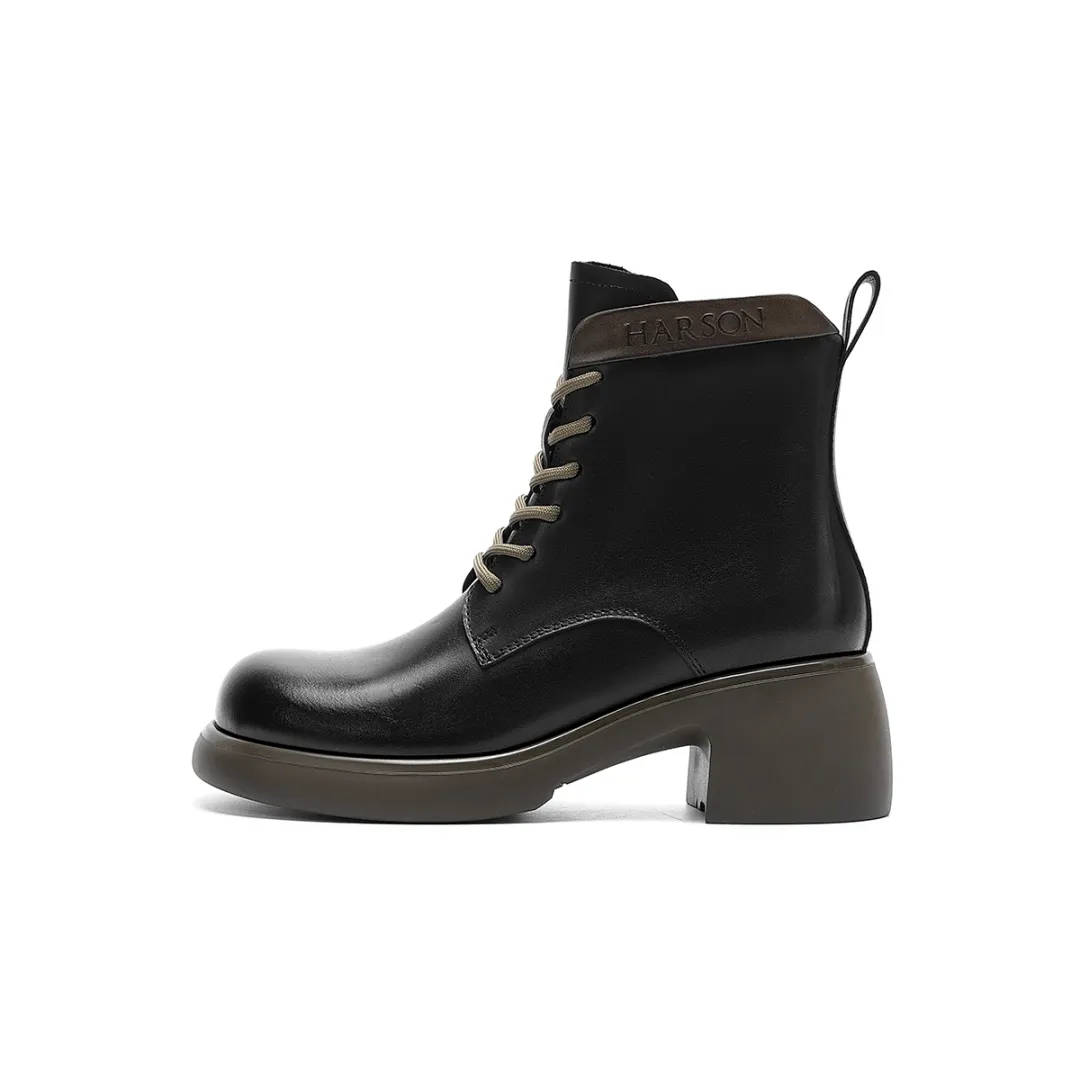 HARSON Short Combat Boots 6cm Women's