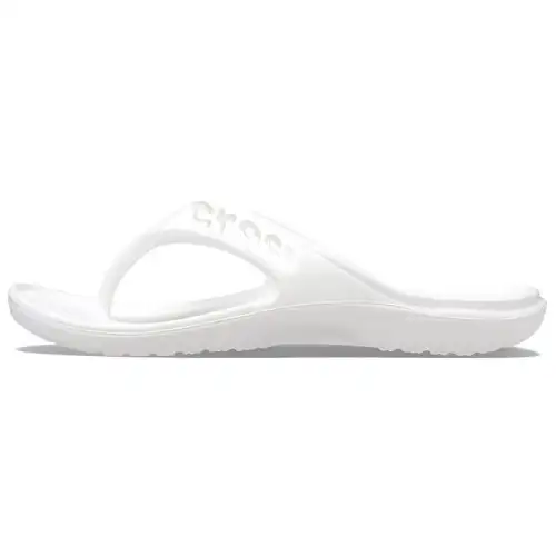 Crocs Baya Minimalistic Casual Flip Flops White