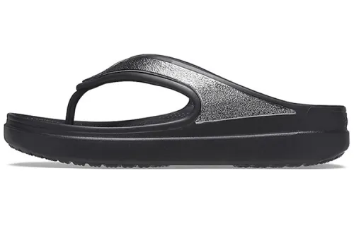 Crocs Thick Sole Black Slippers Women's