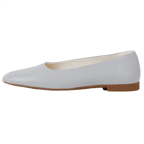 VAGABOND SHOEMAKERS Leather Minimalist Style Casual Shoes 1.4cm Women's Gray Blue