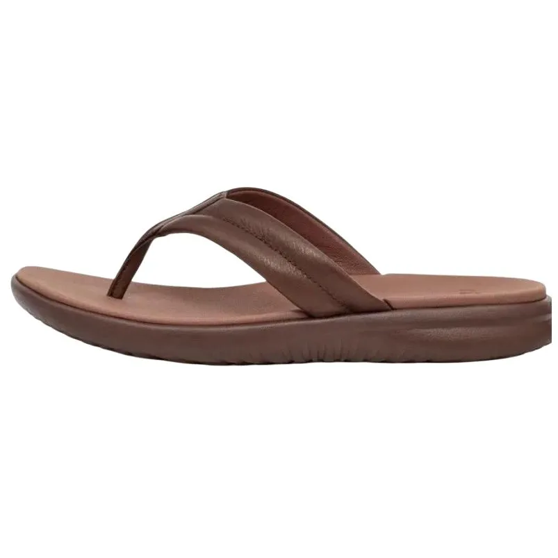 UGG Quiet Abrasion Resistant Flip Flops Men's Brown