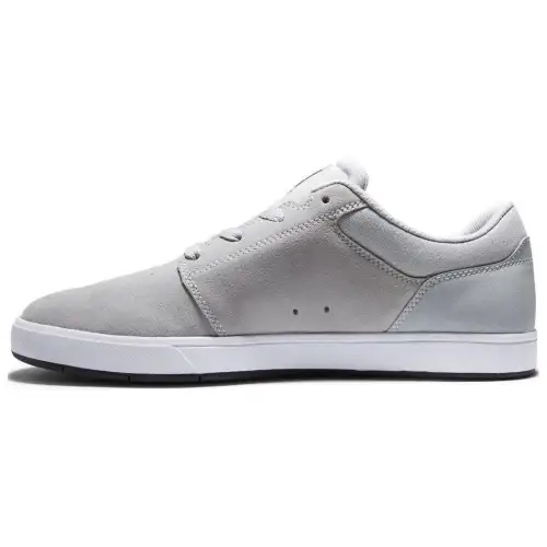 DC Shoes Leather Low top Skateboard Shoes Men's Gray