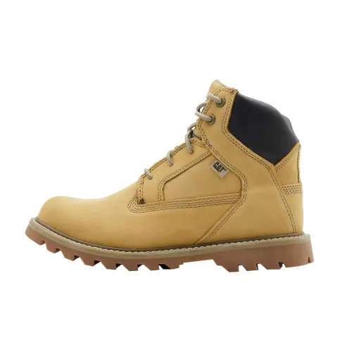 CAT Ankle Length Combat Boots Men's Yellow