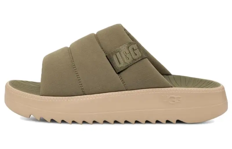 UGG Maxxer Fabric Fashion Sandal Men's Moss Green