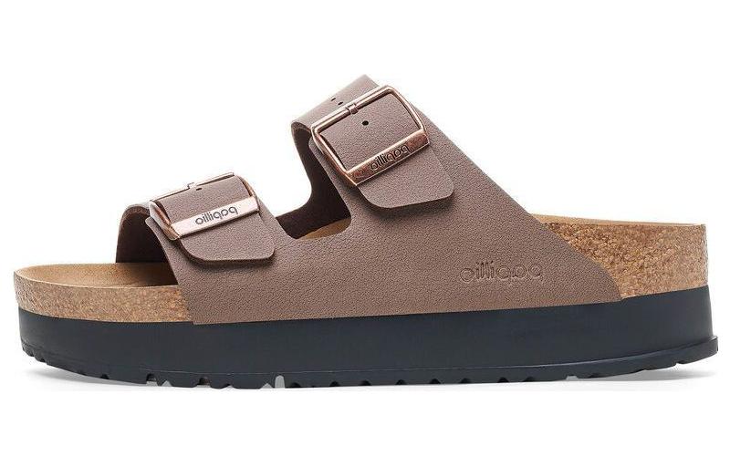 Женские сабо Birkenstock Arizona (коричневые)