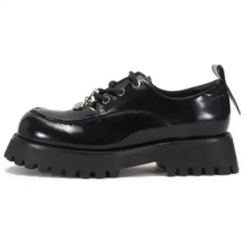 Teenie Weenie Cow Leather Loafers 4.4cn Women's