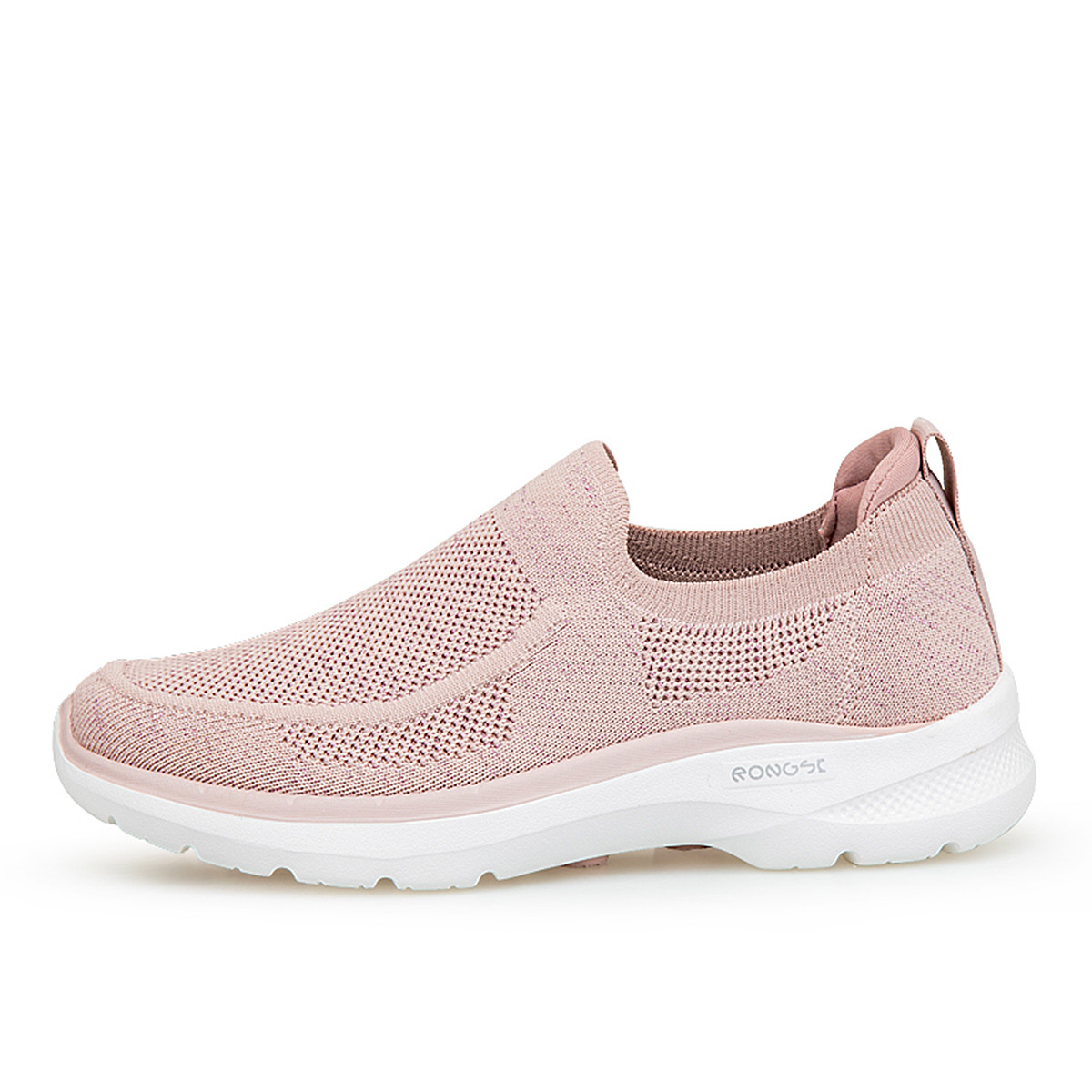 RONGSHI Lightweight Anti Slip Low top Slip on Walking Shoes Middle Aged And Elderly Women's