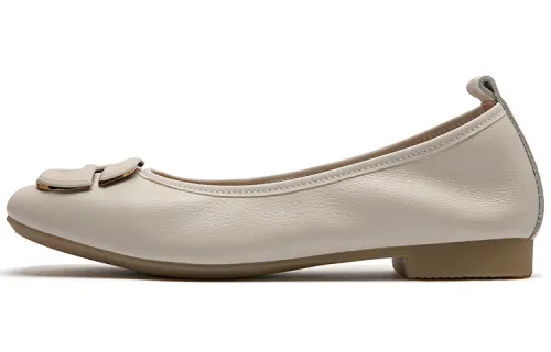 PACO GIL Women's Casual Shoes Women's Low Top Ecru
