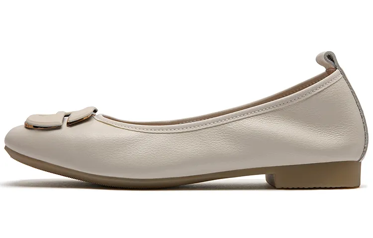 PACO GIL Women's Casual Shoes Women's Low Top Ecru