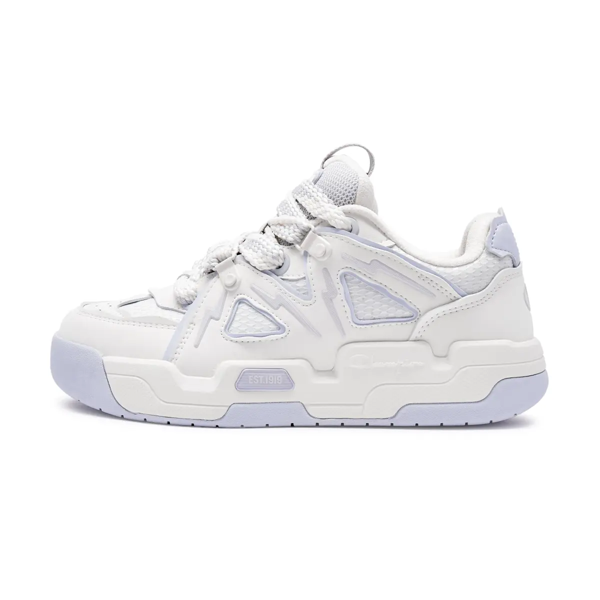 Champion Mix Skate V1 Low top Skateboard Shoes Women's White Purple