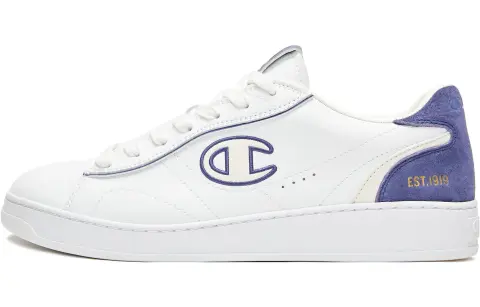 Champion Alpha 1 Synthetic Leather Low top Skateboard Shoes Men's Blue