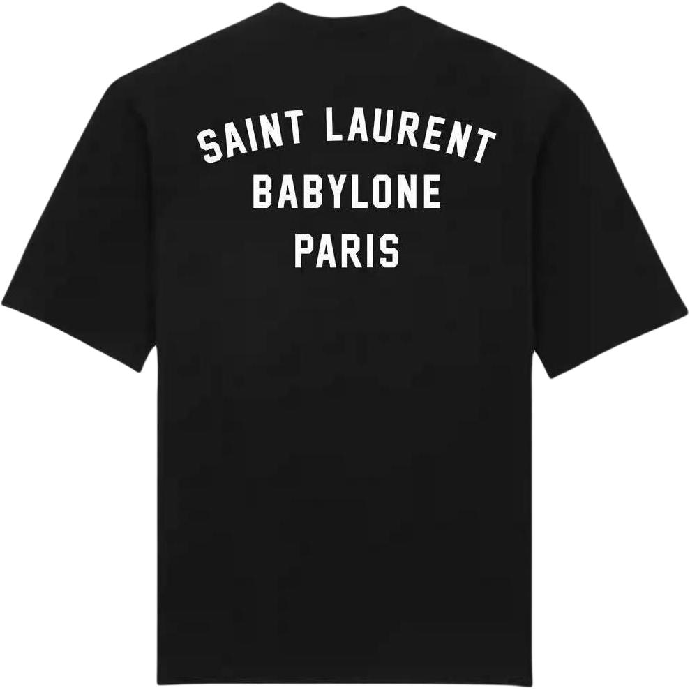 худи SAINT SAINT LAURENT FW25 BABYLONE T (белый)