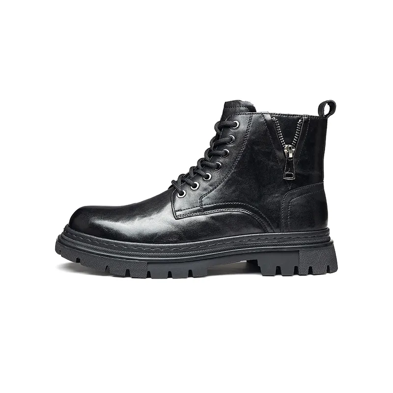 HARSON Combat Boots Men's Black