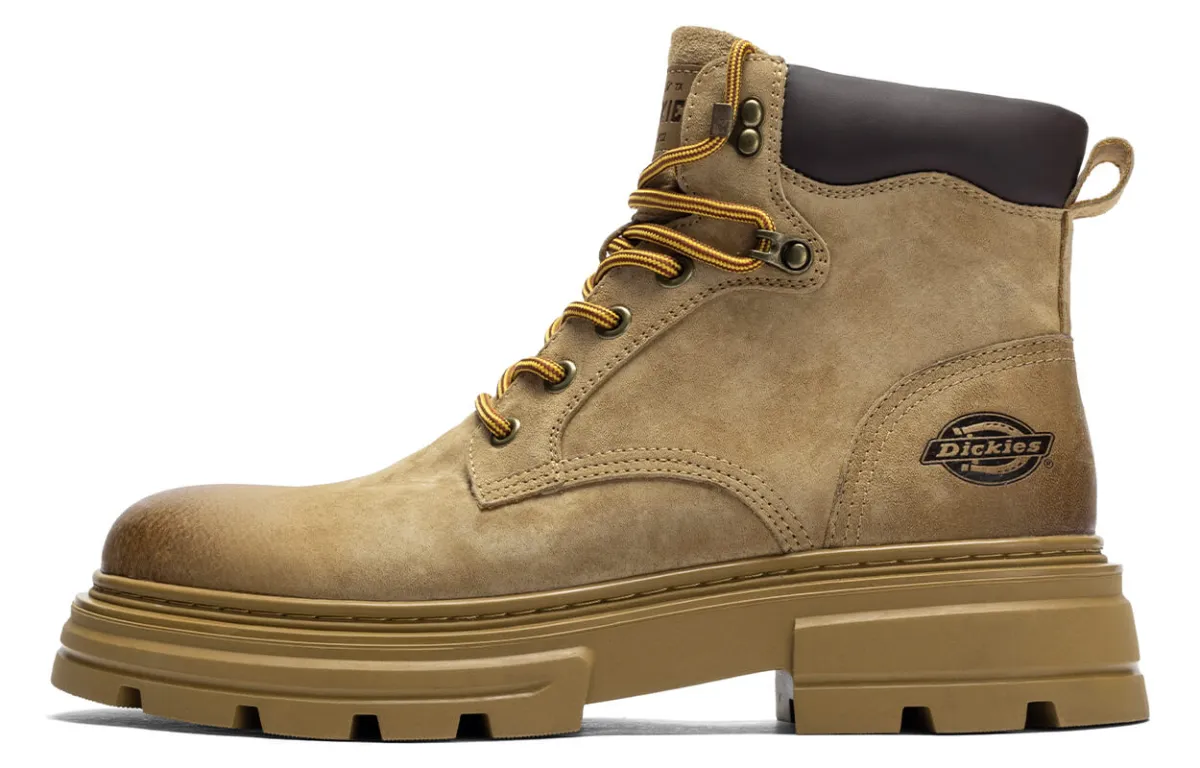 Dickies 11.5cm Combat Boots Men's Yellow Brown