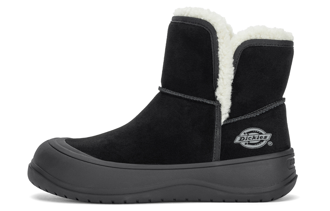 Женские ботинки Dickies Зимние полусапожки (черные)