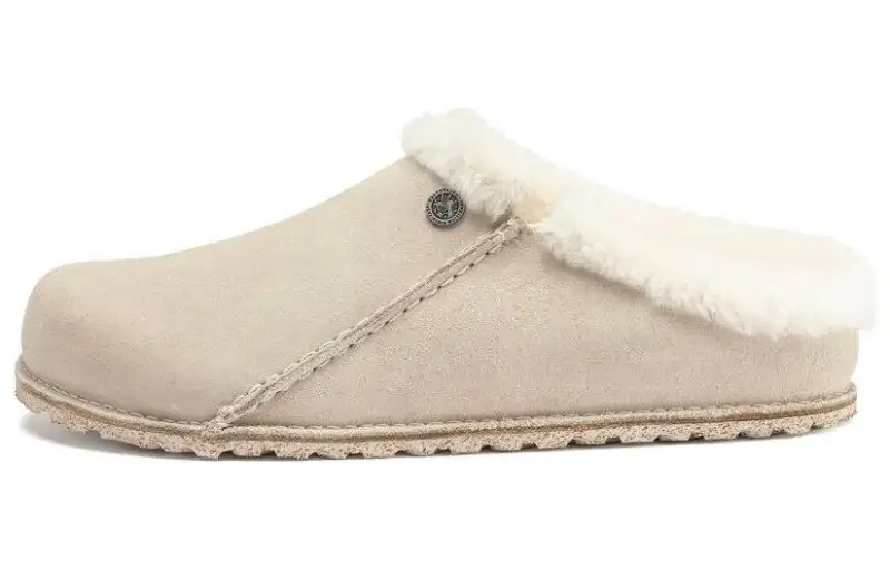 Birkenstock Faux fur Trim Slippers