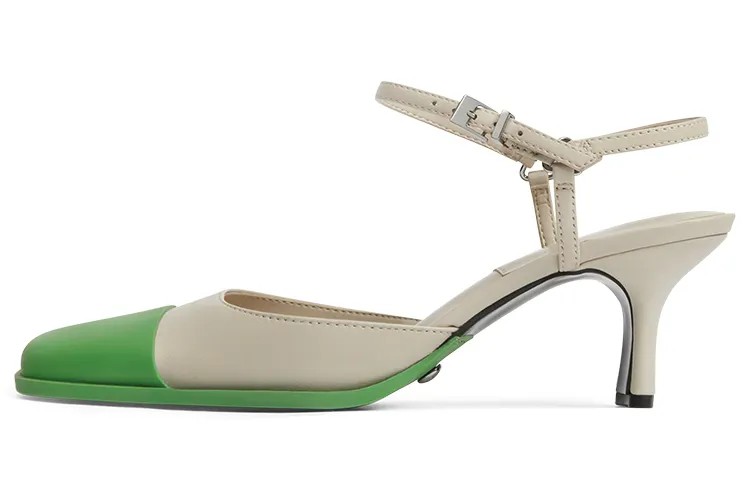 CHARLES&KEITH Pu Slim Heel High Heels Women's