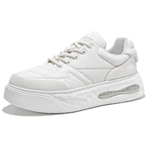 JANE HARLOW Cow Leather Casual Shoes Men's White
