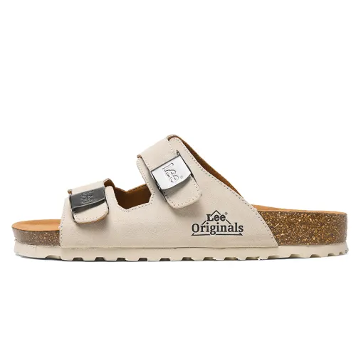 Lee Cork Sole Stitching Slip Resistant Abrasion Resistant Slide Slippers Men's