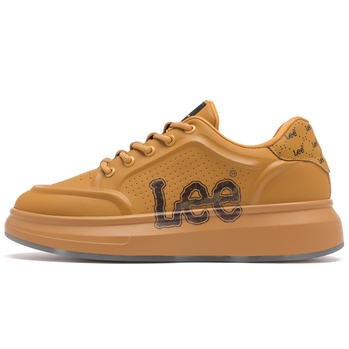 Lee White Sneakers Low top Skateboard Shoes Men's