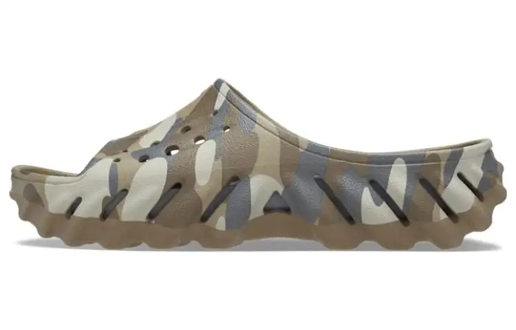 Crocs Echo Camo Redux Slides 'Charcoal'
