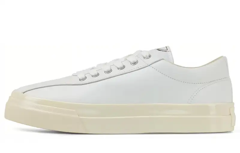 Stepney Workers Club Leather Comfortable Stylish Skateboarding Shoes Men's White