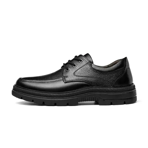 CARTELO Cow Leather Casual Shoes Men's Black