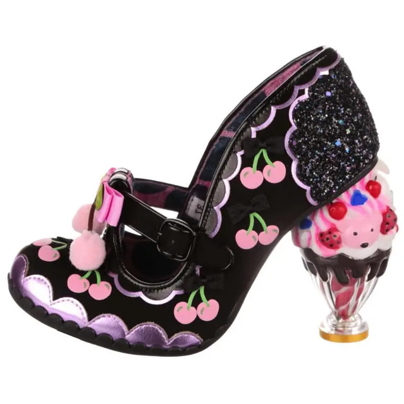 IRREGULAR CHOICE High Heels Women's Black Pink