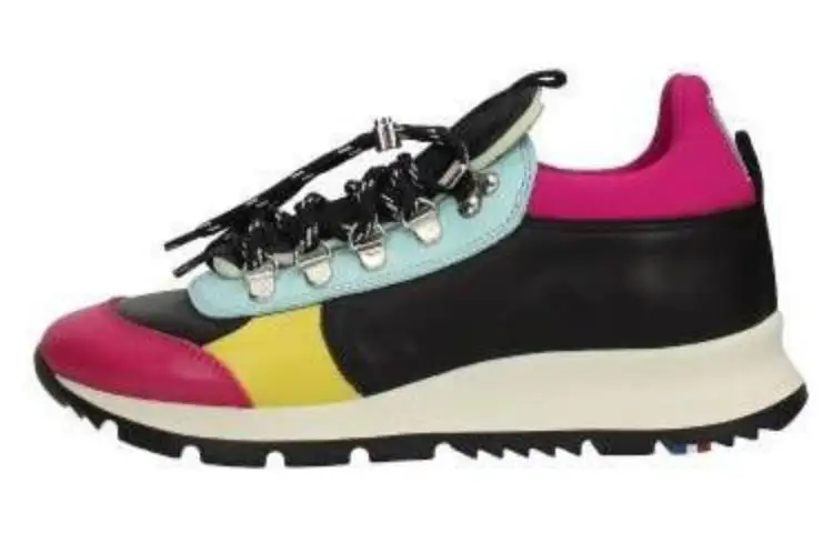 PHILIPPE MODEL Textile, Leather Cushioning Low top Casual Shoes Women's Pink Black