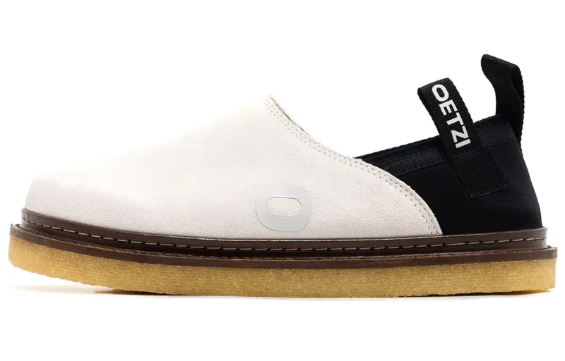 OETZI Slip Resistant Abrasion Resistant Slip Resistant Abrasion Resistant Low top Casual Shoes Women's Gray Black