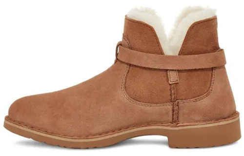 UGG Elisa Fleece Lined Snow Boots Brown Women's