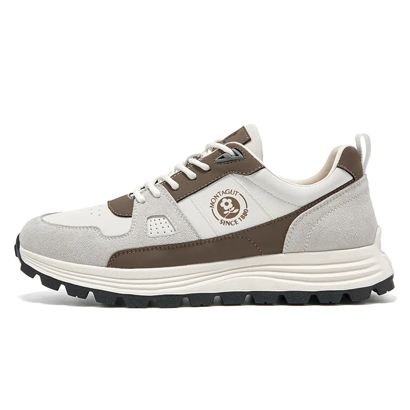 Montagut Casual Shoes Men's Low Top White/Green/Black