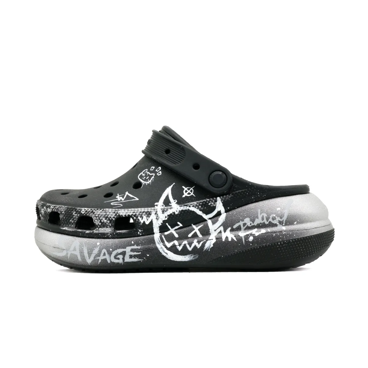 Crocs Crush Clog EVA Clogs Unisex Black
