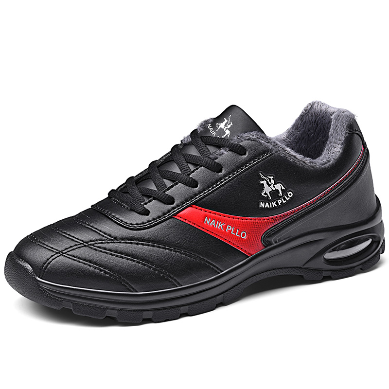 NAIKPLLO Fleece Lined, Fashion Casual Non Slip And Waterproof Thermal Low top Running Shoes Men’s