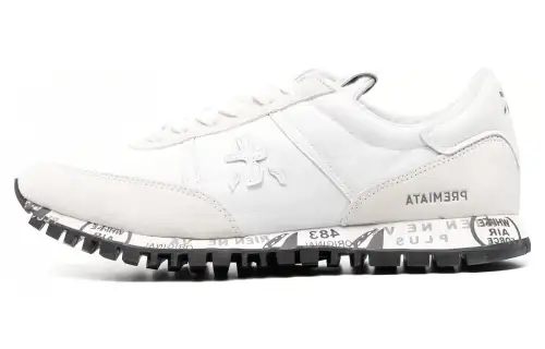 PREMIATA Leather Low top Casual Shoes Women's White