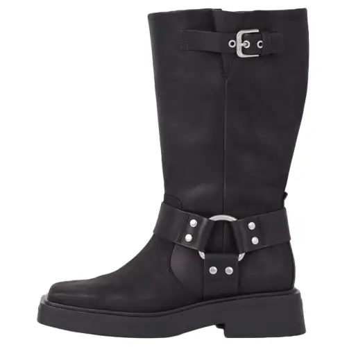 VAGABOND SHOEMAKERS Nubuck Knee high Boots 4.5cm Women's Black