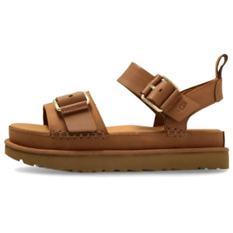 UGG GOLDENSTAR VILLA One Strap Sandals Women's Brown