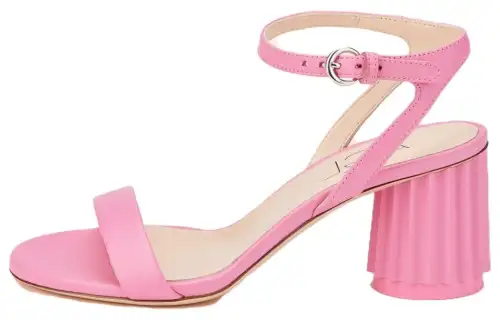 AGL Leather One Strap Sandals 7cm Women's Pink