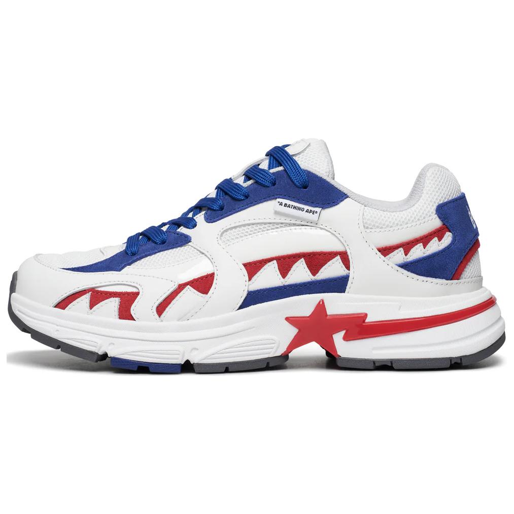 Мужские кроссовки A BATHING APE Shark STA (белые)