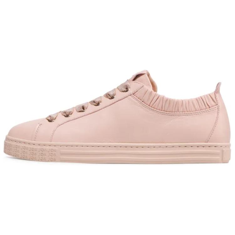 AGL Leather Comfortable Abrasion Resistant Low top Skateboard Shoes Women's Pink