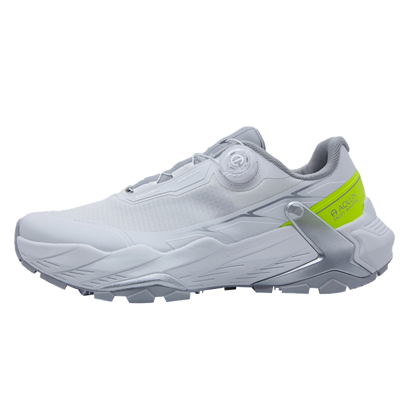 AOLUN White Wing Fabric Low top Commute Hiking Shoes Men’s White