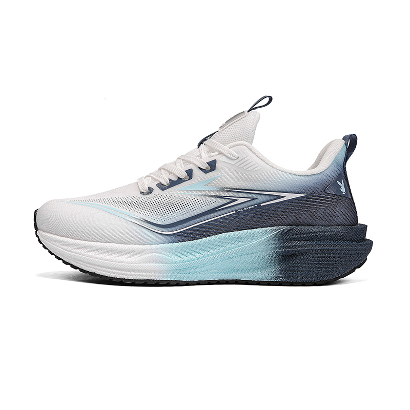 Playboy Low top Marathon Running Shoes Men’s White Blue Box Included