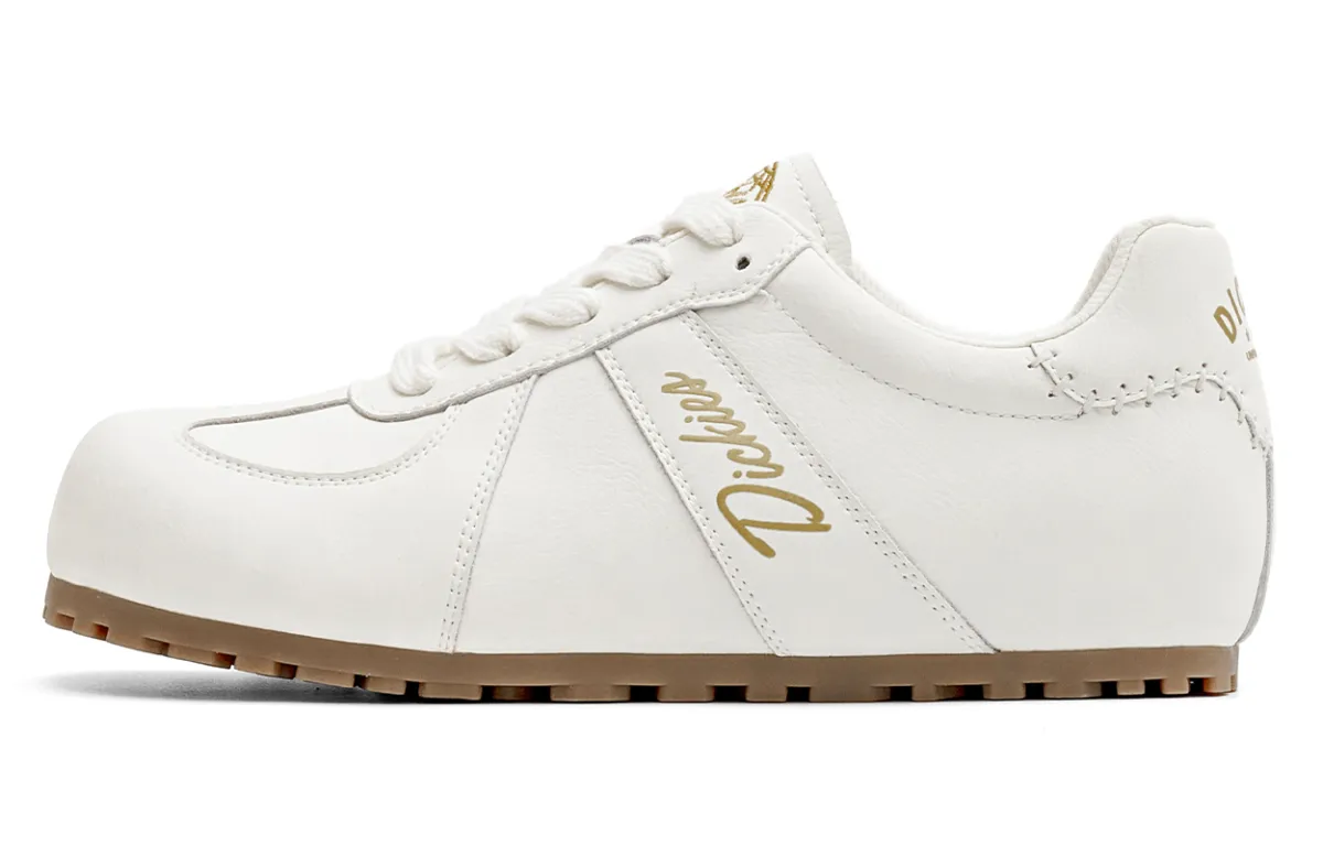Dickies Synthetic Leather Low top Casual Shoes Women's Beige