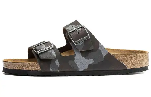 Birkenstock Arizona Soft Footbed Slide Sandals 'Camo Brown'