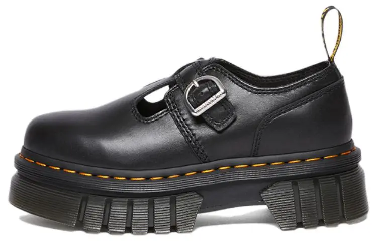 Dr. Martens Audrick Nappa Lux Platform Mary Jane 'Black' Women's