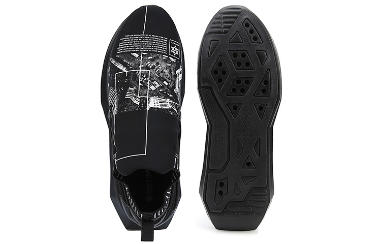 NORVINCY Running Shoes Unisex Low Top Black
