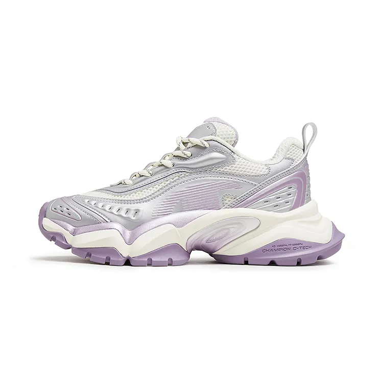 Champion Tooth Shark 2.0 Synthetic Leather, Textile Balance Low top Chunky Sneakers Women's