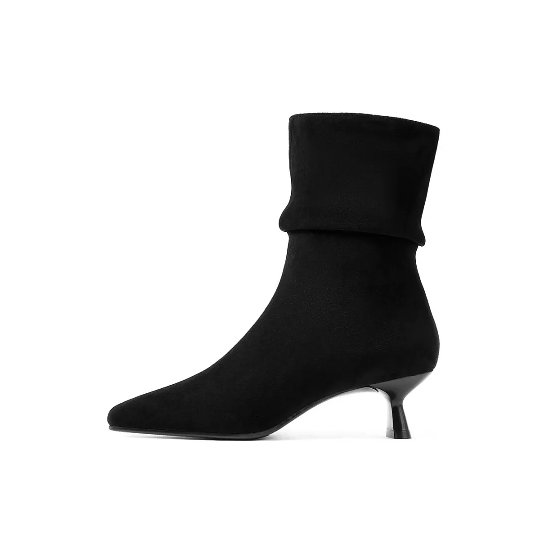 HARSON Ankle Boots Women's Black/Chocolate