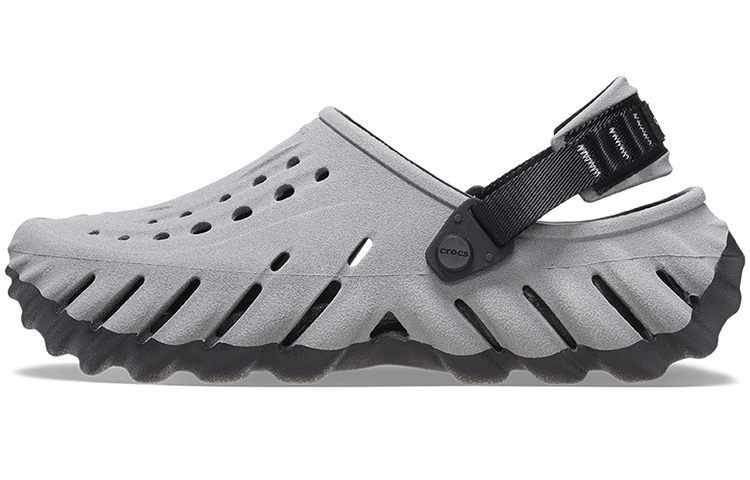 Мужские сабо Crocs Echo Clog PU (серые)